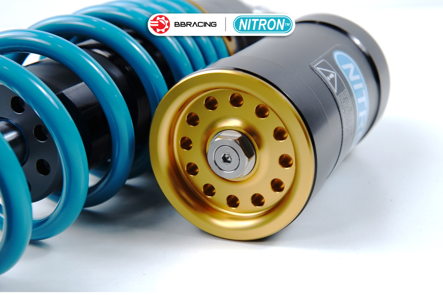 Phuộc Sau Nitron R3 Honda Vario - Xanh Bình Dầu Trên