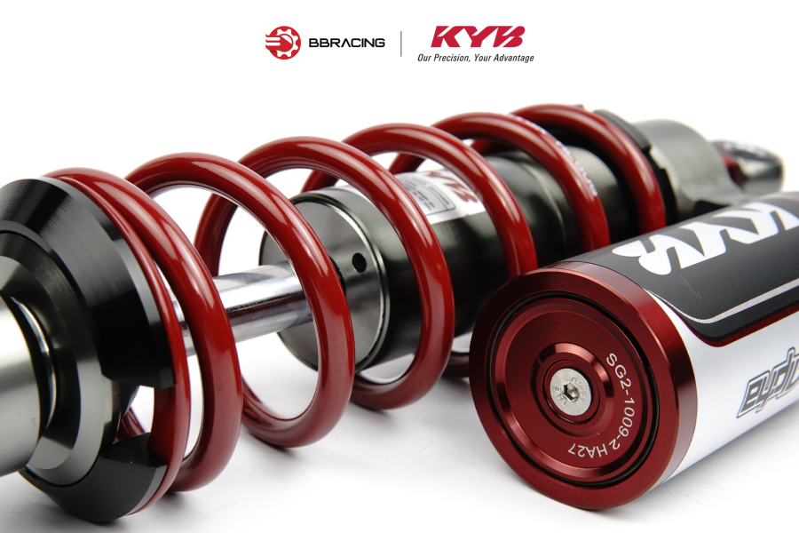 Phuộc Sau Honda Airblade 160 - KYB Elite Đỏ