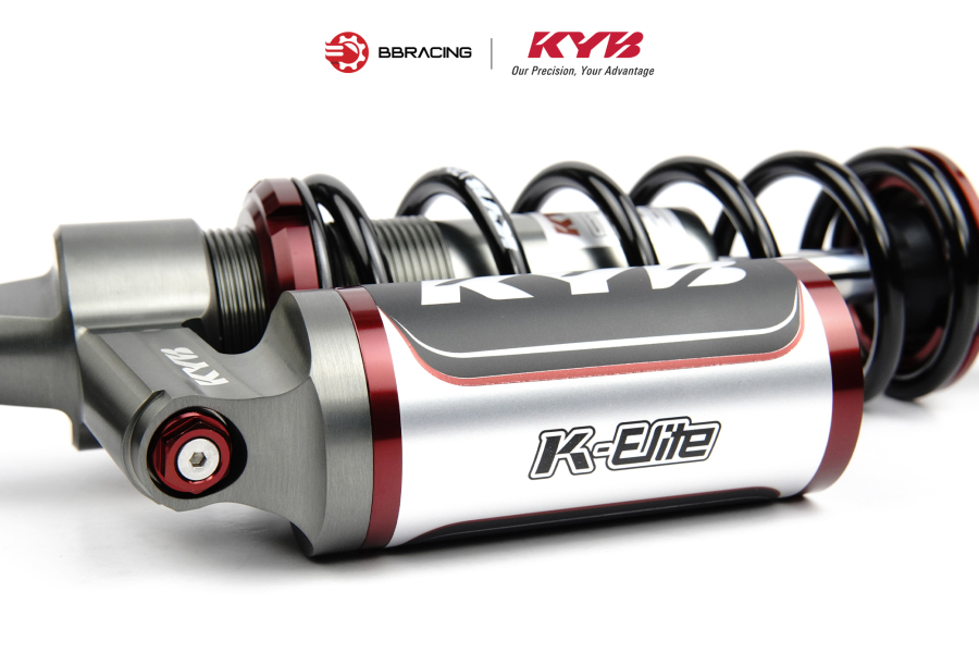 Phuộc Sau Honda Airblade 160 - KYB Elite Đen