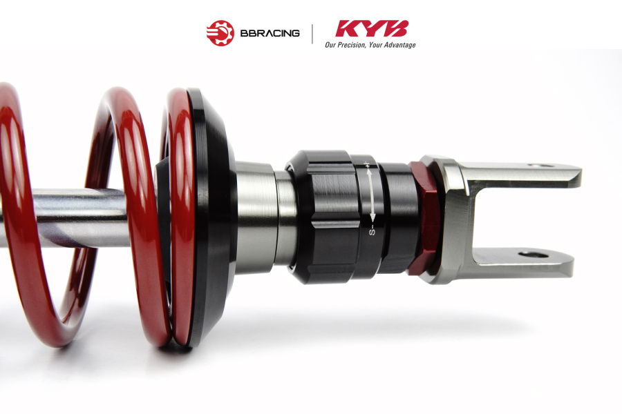 Phuộc Sau Honda ADV 160 - KYB Elite Đỏ