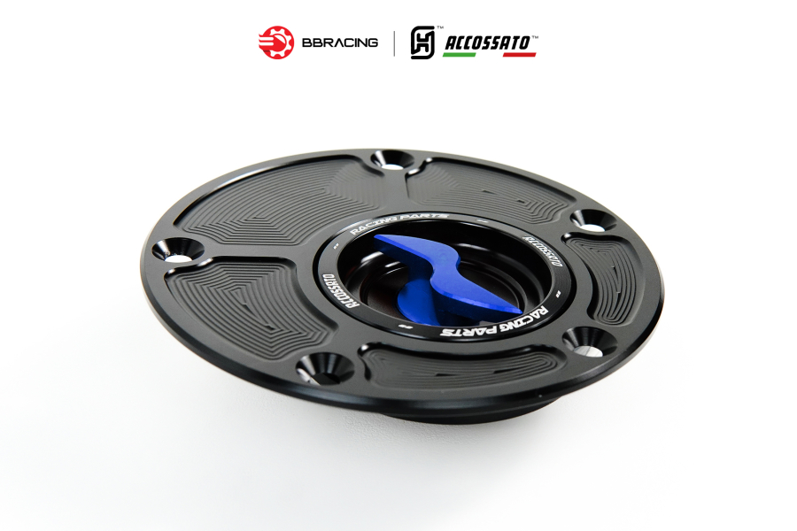 Nắp Xăng Accossato Ducati FC104 Xanh Dương