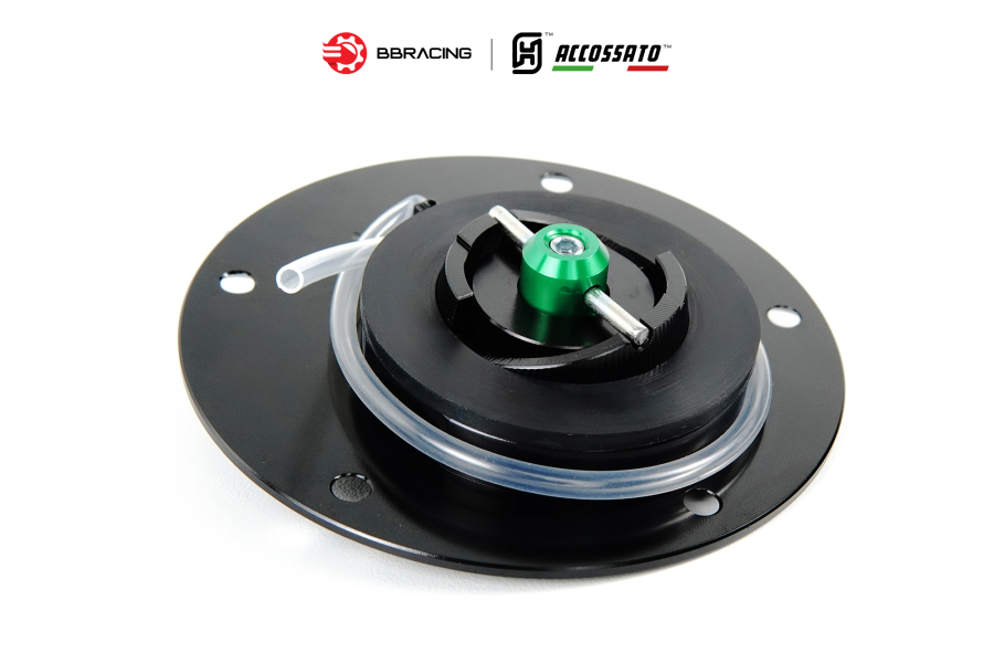 Nắp Xăng Accossato Ducati FC104 Xanh Lá