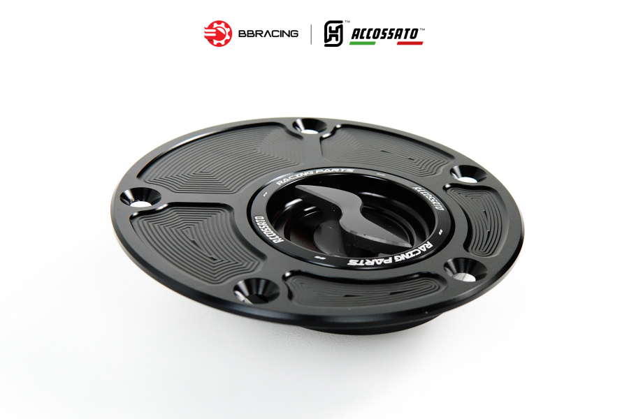 Nắp Xăng Accossato Ducati FC104 Đen