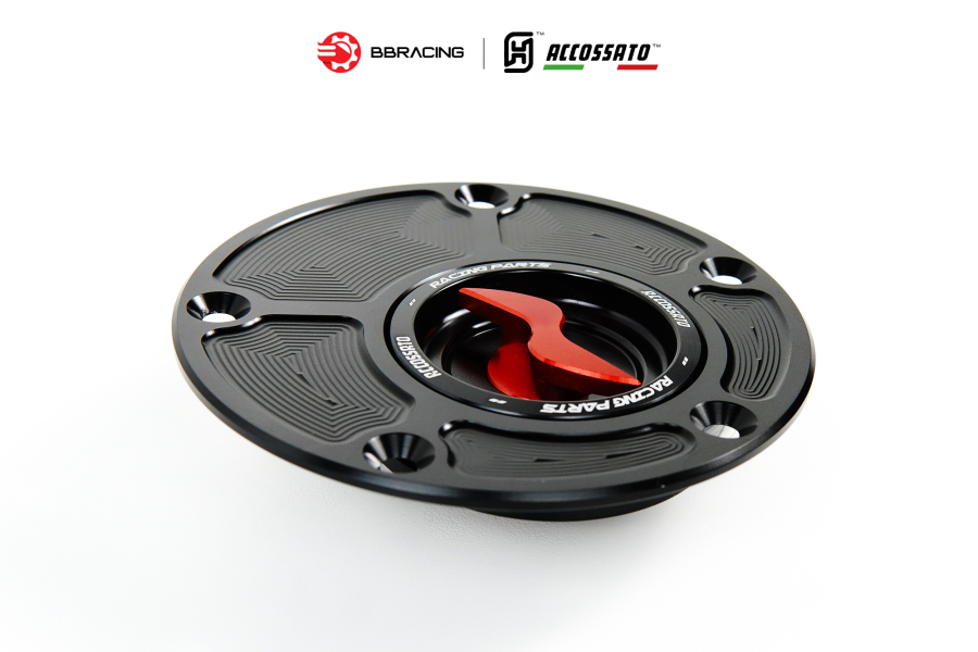 Nắp Xăng Accossato Ducati FC104 Đỏ