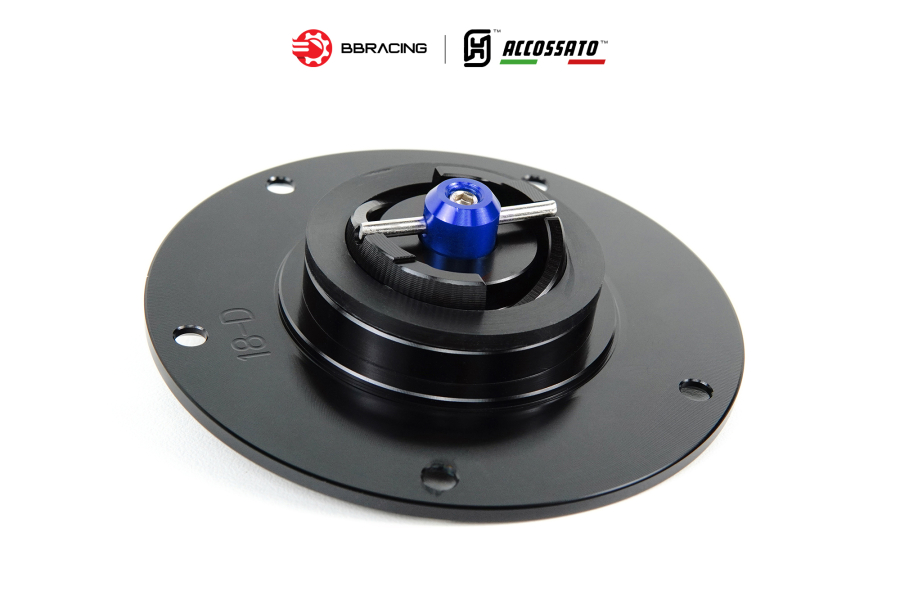 Nắp Xăng Accossato Ducati FC105 Xanh Dương