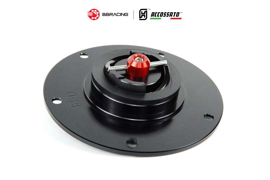 Nắp Xăng Accossato Ducati FC105 Đỏ