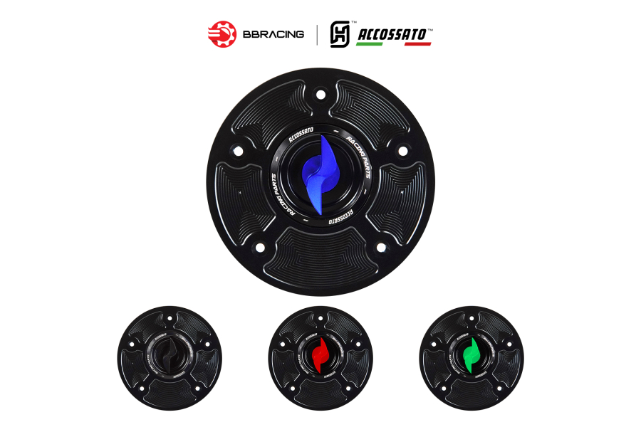 Nắp Xăng Accossato Honda FC110 Xanh Dương