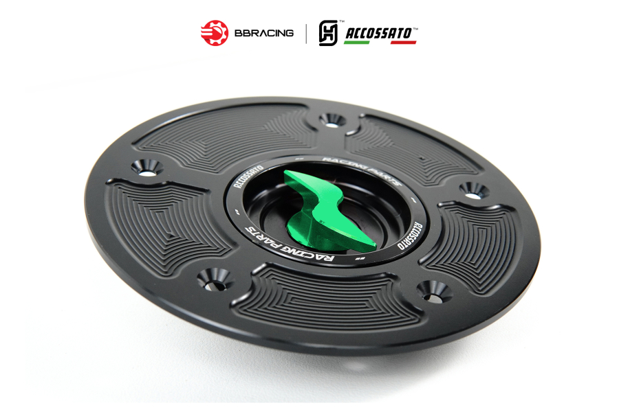 Nắp Xăng Accossato Honda FC110 Xanh Lá