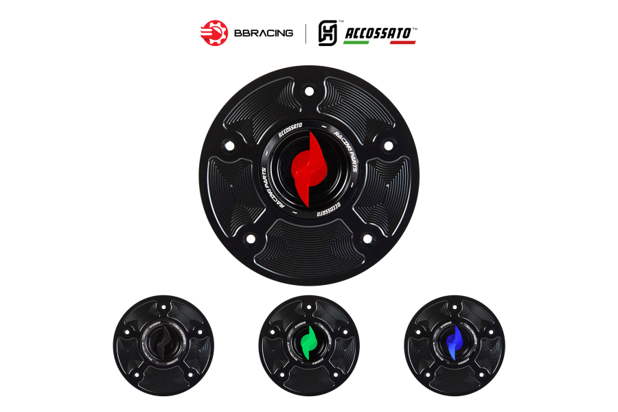 Nắp Xăng Accossato Honda FC110 Đỏ