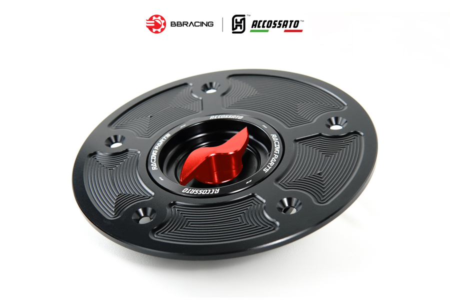 Nắp Xăng Accossato Honda FC110 Đỏ