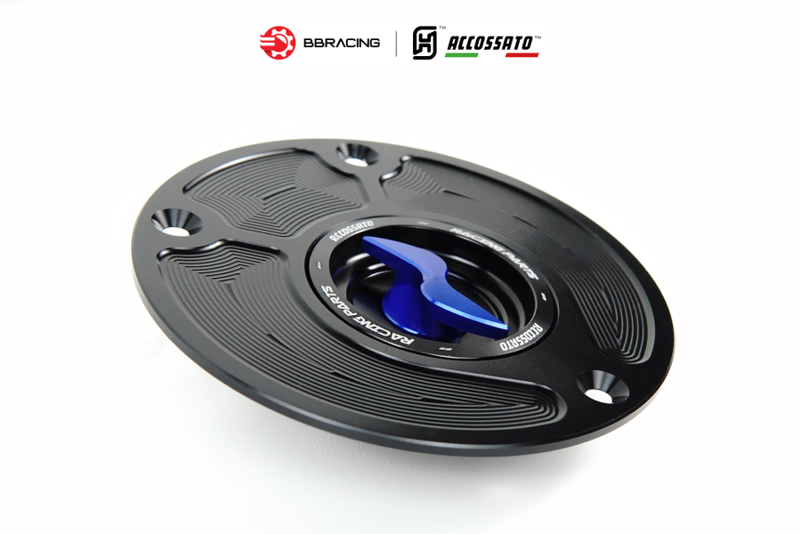 Nắp Xăng Accossato Kawasaki FC113 Xanh Dương