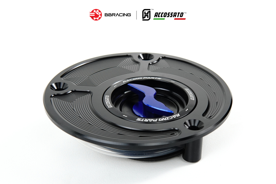 Nắp Xăng Accossato Yamaha FC124 Xanh Dương