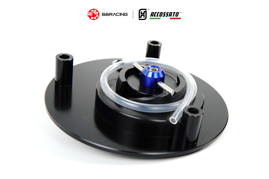 Nắp Xăng Accossato Yamaha FC124 Xanh Dương
