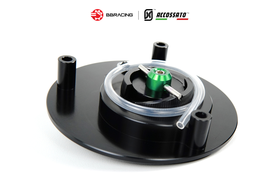 Nắp Xăng Accossato Yamaha FC124 Xanh Lá