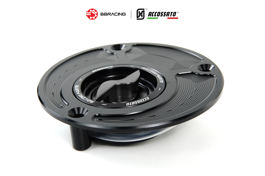 Nắp Xăng Accossato Yamaha FC124 Đen