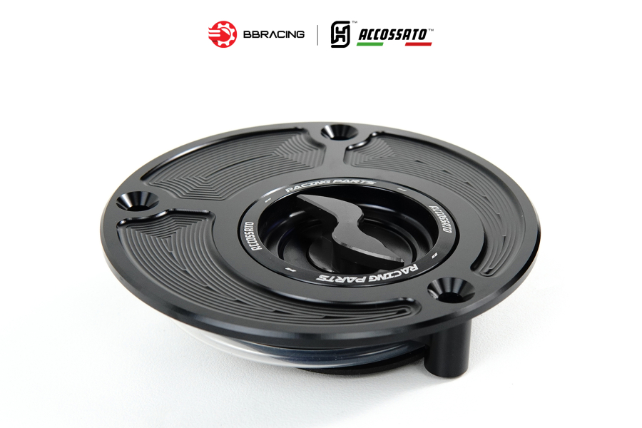 Nắp Xăng Accossato Yamaha FC124 Đen