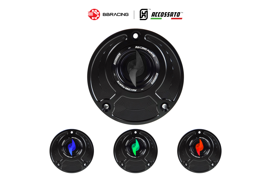 Nắp Xăng Accossato Yamaha FC124 Đen