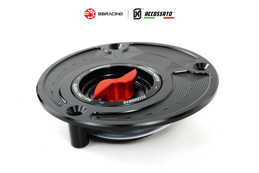 Nắp Xăng Accossato Yamaha FC124 Đỏ