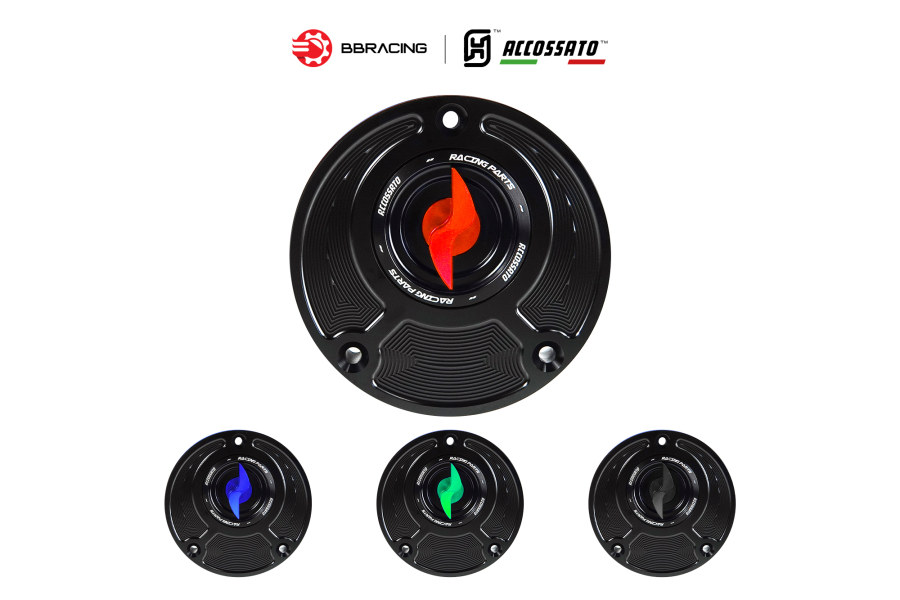 Nắp Xăng Accossato Yamaha FC124 Đỏ