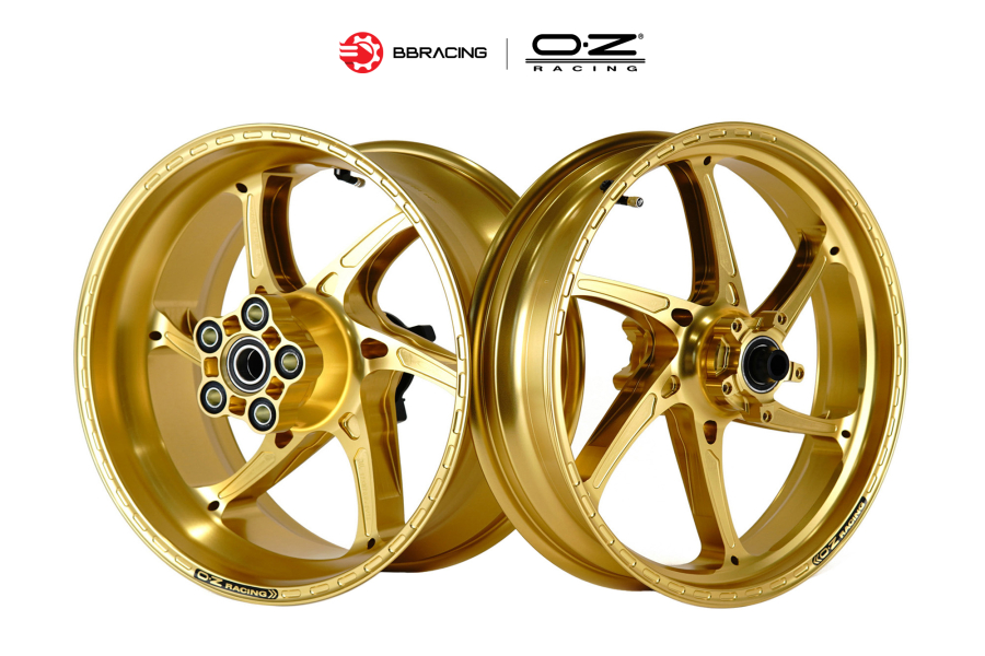 Mâm OZ Racing Yamaha R1, R1M 2015-2024 - Vàng