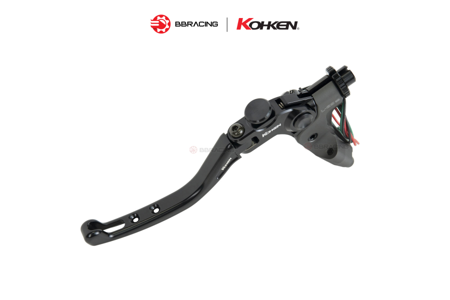 Tay Côn KOHKEN Racing Đen - Lever Ngắn