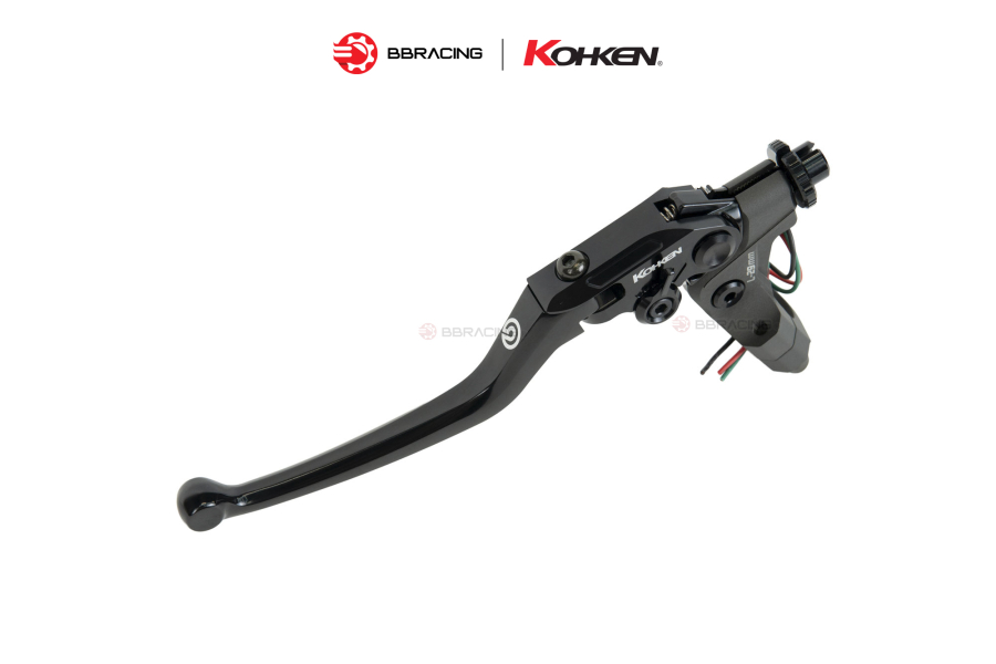 Tay Côn KOHKEN Avanza Đen - Lever Brembo Corsa Corta