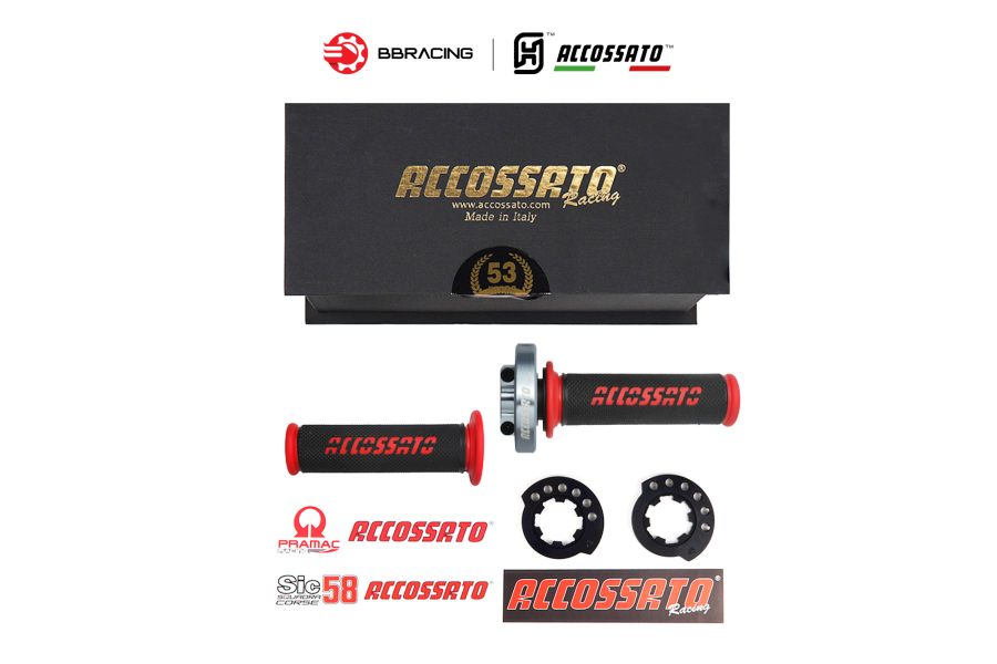 Cùm Ga CNC Accossato MY007 - Titanium