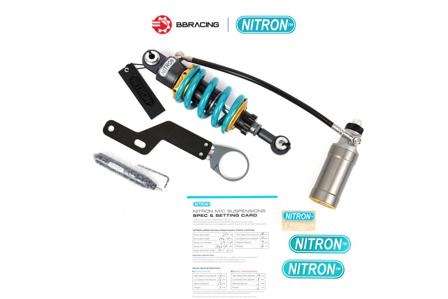 Phuộc Sau Nitron R3 Suzuki Sport 120 - Xanh