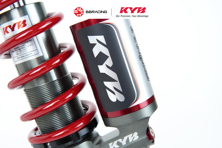 Phuộc Sau Honda Click 150 - KYB Alpha Đỏ