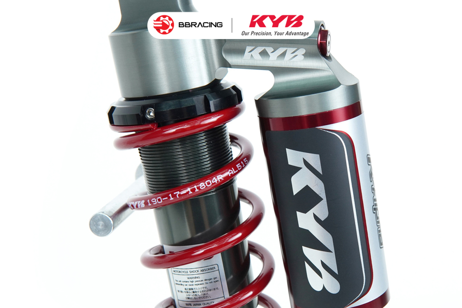 Phuộc Sau Honda Wave - KYB Alpha Đỏ
