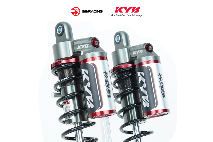 Phuộc Sau Honda Wave - KYB Alpha Đen