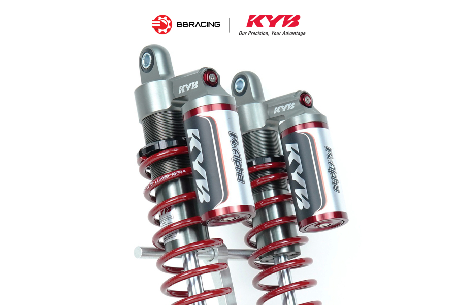 Phuộc Sau Honda SH 350 - KYB Alpha Đỏ