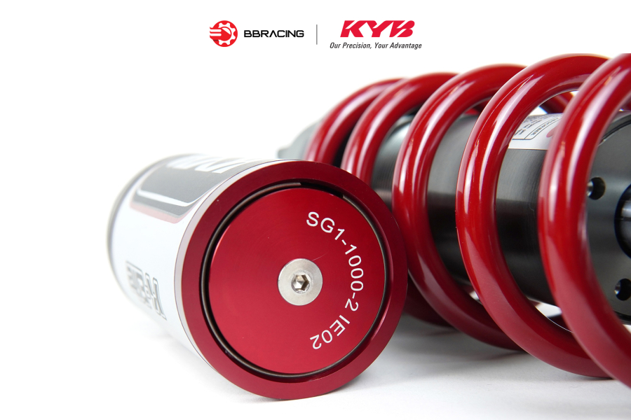 Phuộc Sau Honda Click 150 - KYB Elite Đỏ