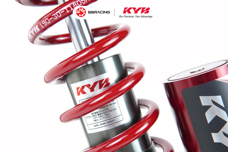 Phuộc Sau Honda Click 150 - KYB Elite Đỏ