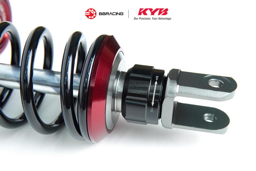 Phuộc Sau Honda PCX 160 - KYB Elite Đen