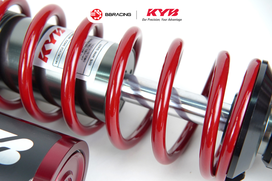 Phuộc Sau Yamaha NVX 155 - KYB Elite Đỏ