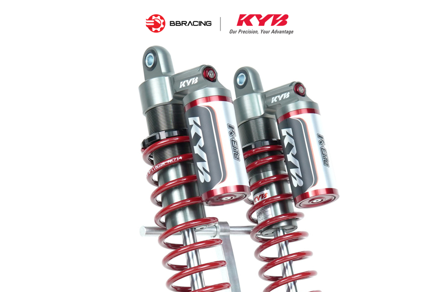 Phuộc Sau Honda Forza 300 - KYB Elite Đỏ