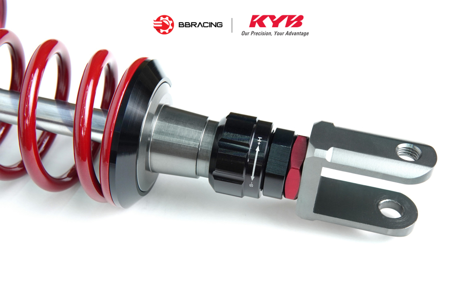 Phuộc Sau Honda Forza 300 - KYB Elite Đỏ