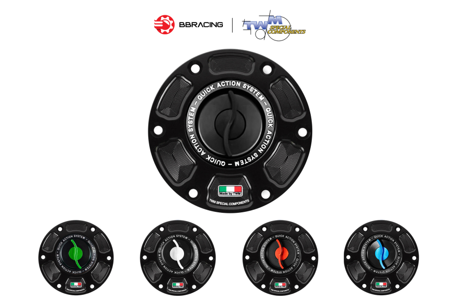 Nắp Xăng TWM Aprilia RS 660, Touno 660 Đen