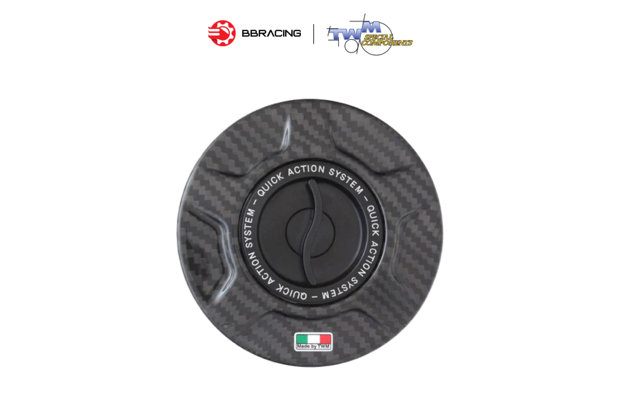 Nắp Xăng TWM BMW S1000R/RR 2010-21 Carbon Đen