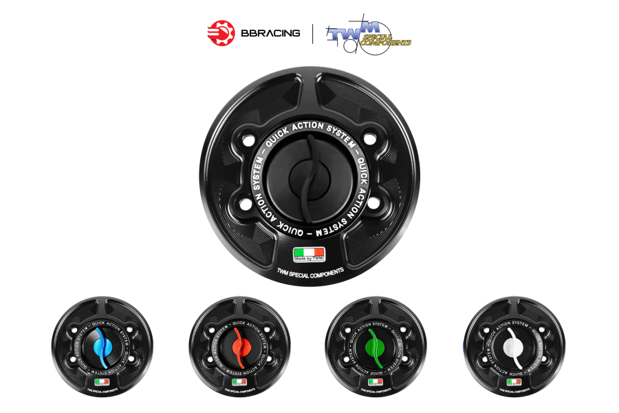Nắp Xăng TWM BMW S1000R/RR 2010-21 Đen