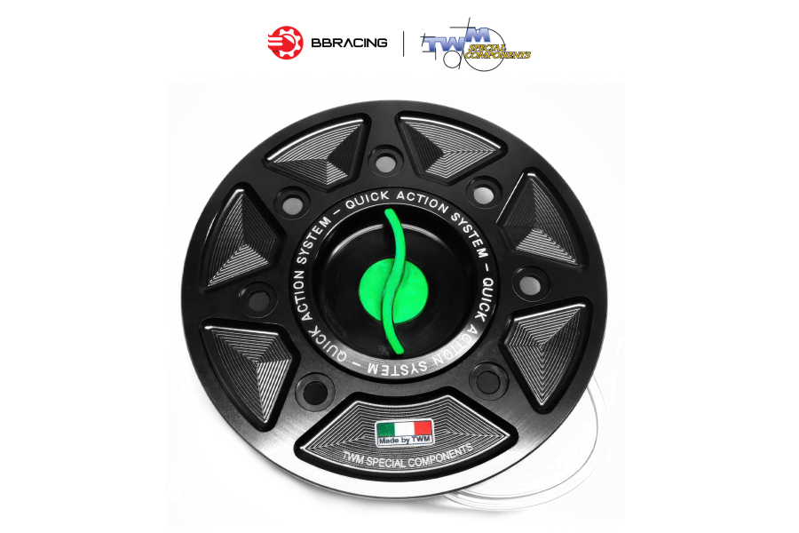 Nắp Xăng TWM Kawasaki Z650, Z900 2017-21 Xanh Lá