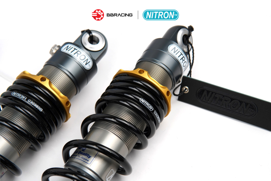 Phuộc Sau Nitron R1 Honda Dream/Wave 100/110 - Đen