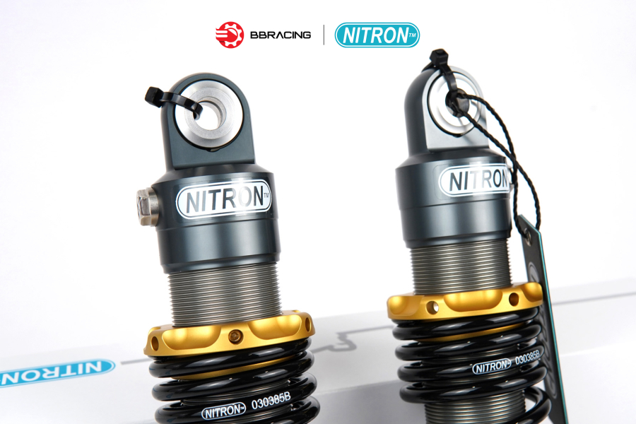 Phuộc Sau Nitron R1 Honda Wave 125i - Đen