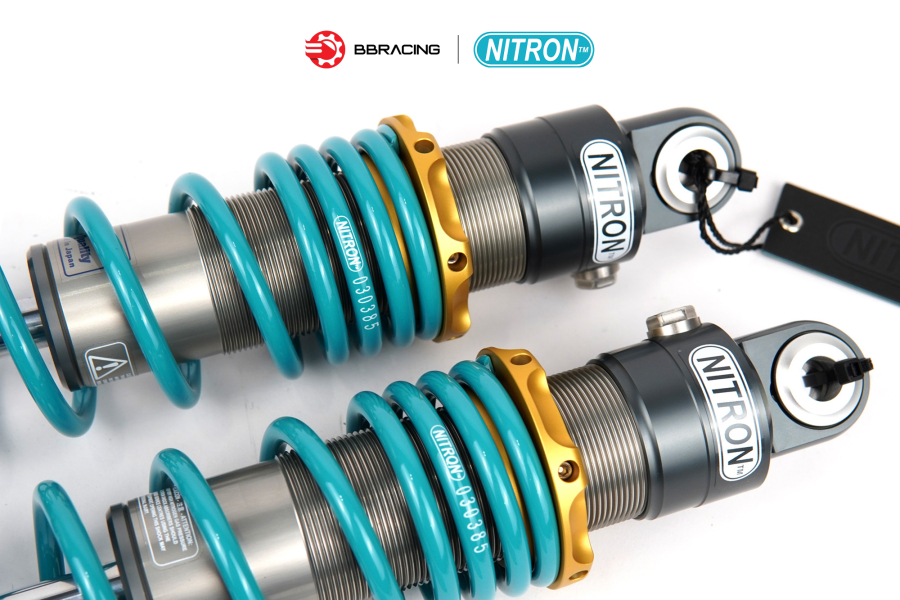 Phuộc Sau Nitron R1 Honda Wave 125i - Xanh