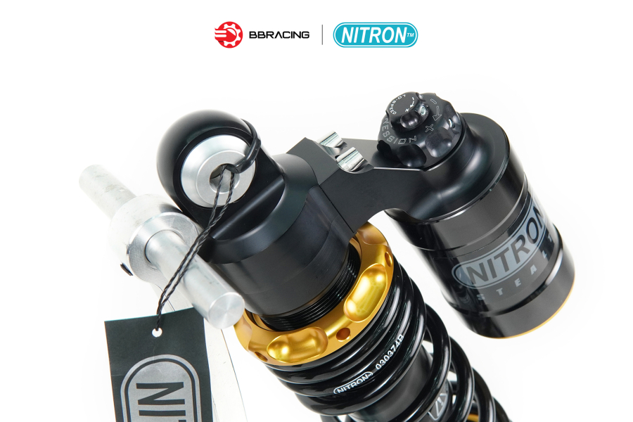 Phuộc Sau Nitron R3 Honda Monkey 50 R3 Stealth - Chén vàng