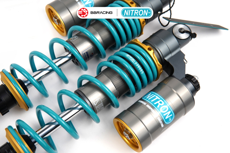 Phuộc Sau Nitron R3 Honda Wave, Dream 100/110 - Xanh