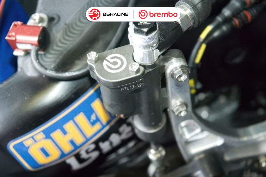 Pen Đạp Brembo MotoGP Bình Dầu Tròn Đứng