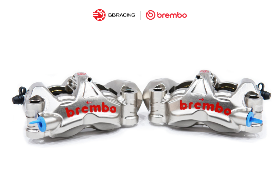 Heo Thắng Brembo Moto2 P4 34/38 108mm Nickel Phải