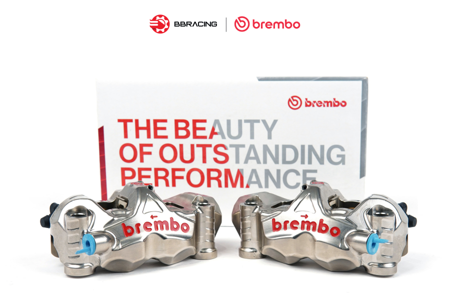 Heo Thắng Brembo MotoGP Wet P4 32/36 108mm Nickel Phải